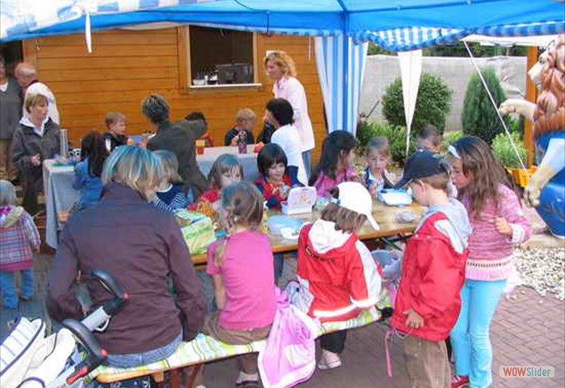 Nicht nur Spaß auch essen und trinken muss sein.