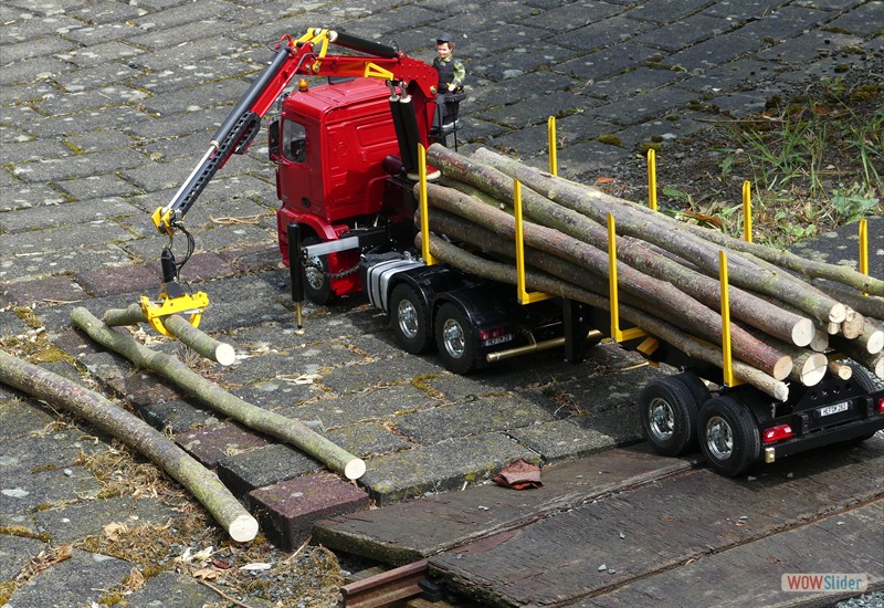 sind im kleinen Masstab gebaut.